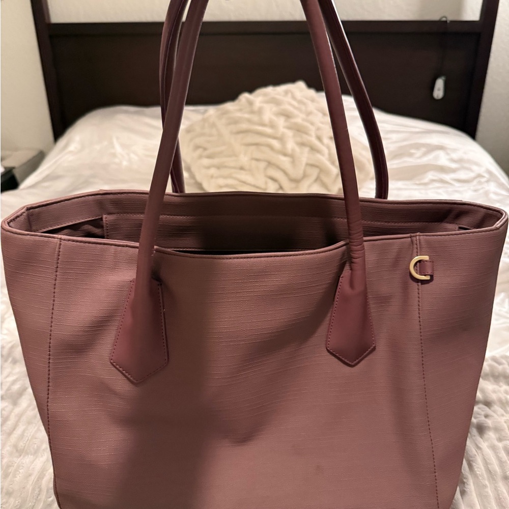 Dagne Dover Women's Tote Bag in Dusty Rose